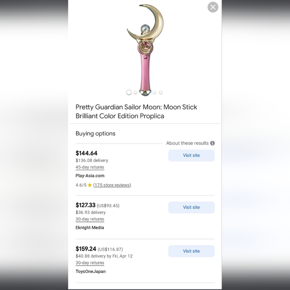 Sailor Moon 20th Anniversary Moon Stick (2014) - Picture 7 of 8